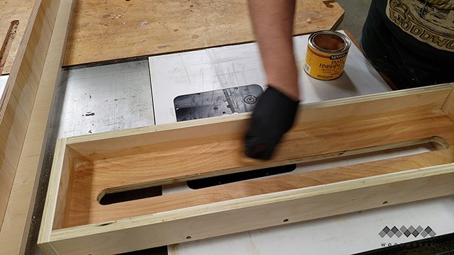 assembling a router sled