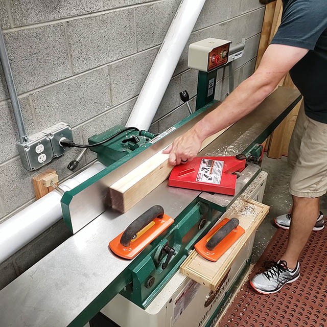 making the aprons for the lathe stand