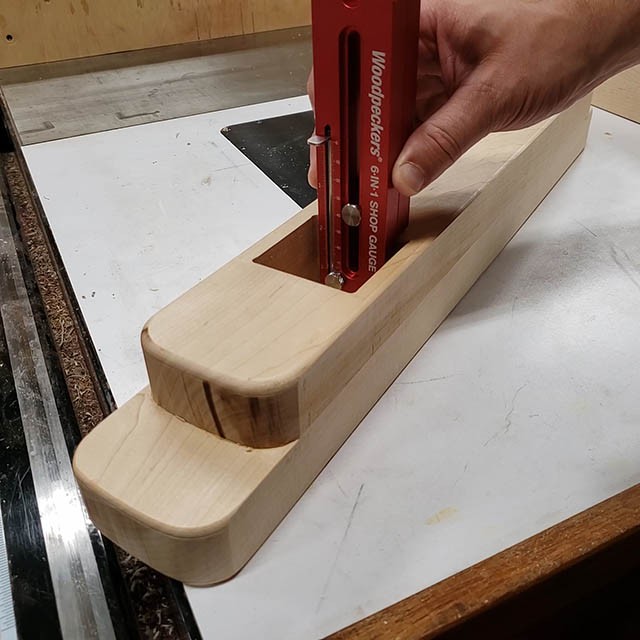 forming the feet of the lathe stand