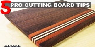 tips for making cutting boards