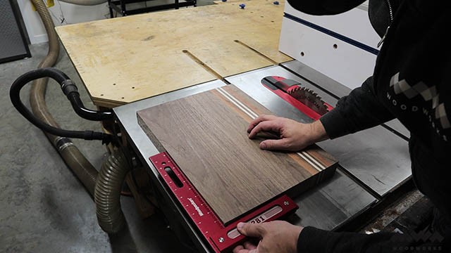 checking cutting board for square