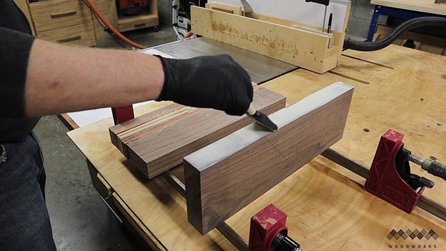 cutting board glue up