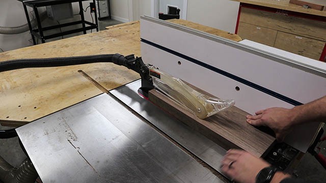 ripping at the table saw