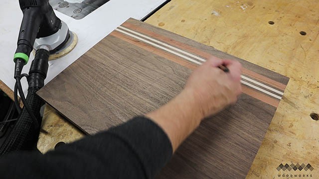 sanding cutting boards