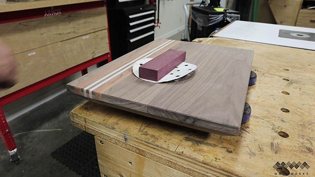 softening edges of cutting board