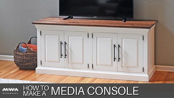 how to make a media console