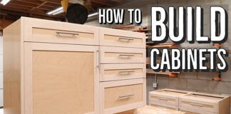 how to build cabinets