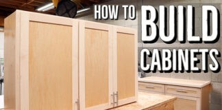 how to build wall cabinets